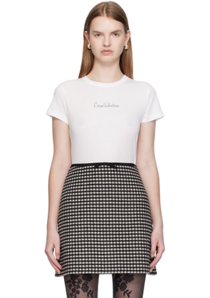 Valentino White Cotton T-shirt