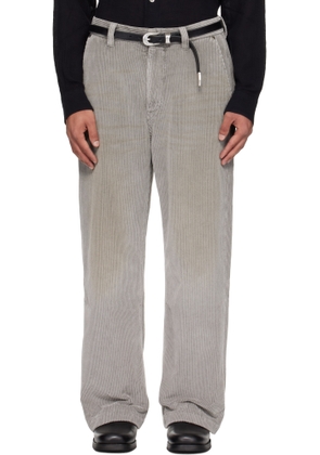 mfpen Gray Cord Trousers
