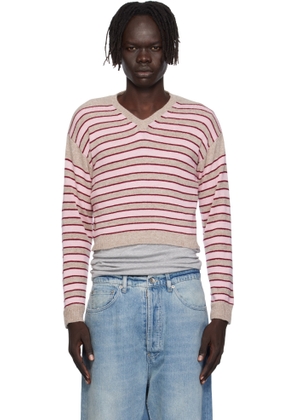 Ashley Williams Beige Molly Knit Sweater