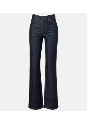 Khaite Danielle high-rise straight jeans