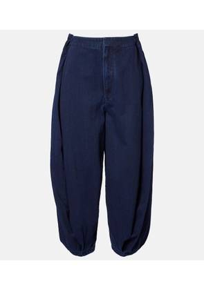 Loewe Draped wide-leg jeans