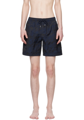 Gimaguas Blue Camouflage Swim Shorts