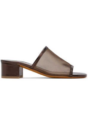 Maryam Nassir Zadeh Bronze Sophie Slides