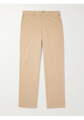 Nili Lotan - Carsen Straight-Leg Cotton-Blend Twill Trousers - Men - Neutrals - UK/US 30