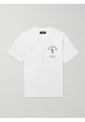 AMIRI - Magic Man Logo-Print Cotton-Jersey T-Shirt - Men - White - XS