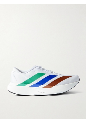 ADIDAS RUNNING - Humanrace Adizero Evo SL Rubber-Trimmed Mesh Running Sneakers - Men - White - UK 5