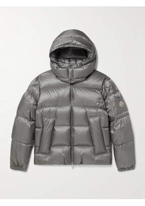 Moncler - Couyere Logo-Appliquéd Quilted Micro-Ripstop Hooded Down Jacket - Men - Gray - 1