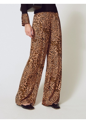 Pants TWINSET Woman color Multicolor