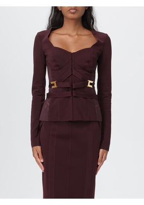 Jacket ELISABETTA FRANCHI Woman color Burgundy