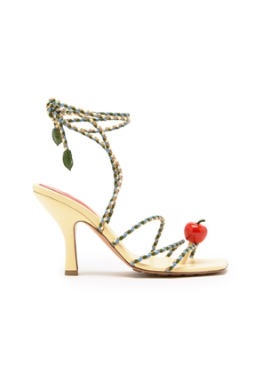 Bottega Veneta Adam Lace-Up Leather Sandals - Moda Operandi