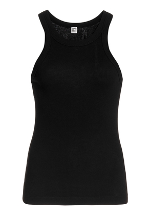 Toteme Espera Ribbed Stretch Cotton-Blend Top   - Moda Operandi
