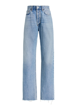 Agolde Lana Rigid Mid-Rise Straight-Leg Jeans - Moda Operandi
