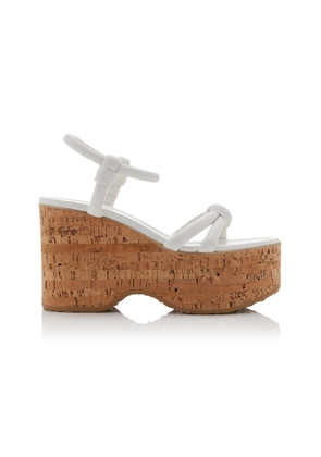 Gianvito Rossi Padded-Leather Platform Sandals - Moda Operandi
