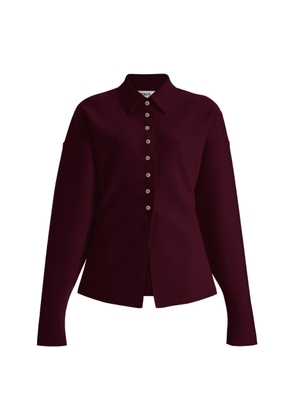 BIRROT Exclusive Lay3 Collared Crepe Cardigan - Moda Operandi