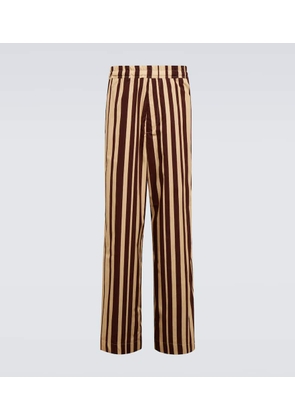 Dries Van Noten Striped wide-leg pants