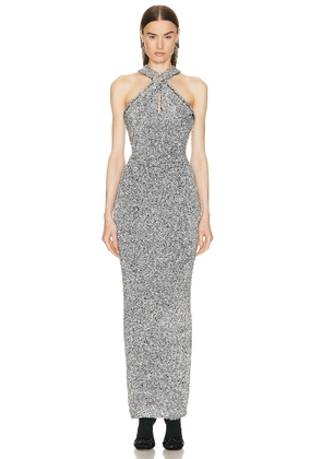 ALAÏA Dress in Argent - Metallic Silver. Size 40 (also in ).