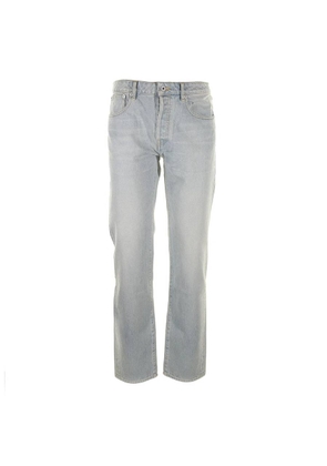 Kenzo Mens Medium Stone Blue Denim Slim Jeans