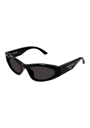 Balenciaga Grey Cat Eye Ladies Sunglasses BB0387S 001 58