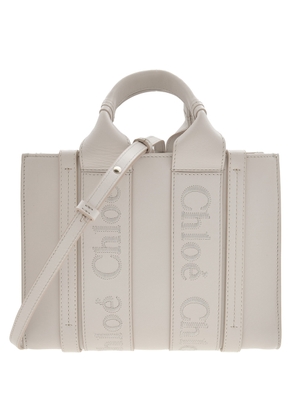 Chloe Small Woody Logo Tote Bag