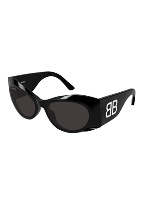 Balenciaga Grey Cat Eye Ladies Sunglasses BB0394S 001 59