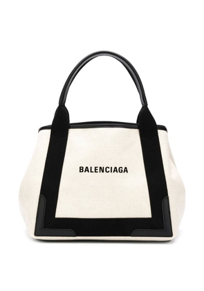 Balenciaga Small Navy Cabas Tote Bag