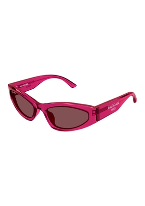 Balenciaga Violet Cat Eye Ladies Sunglasses BB0387S 003 58