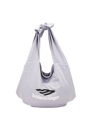 Balenciaga Heather Grey New Jersey Hobo Bag