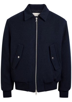 Dries Van Noten Venlo Padded Wool Jacket - Navy - XL