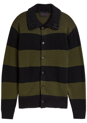 Simone Rocha Striped Wool Cardigan - Multicoloured 1 - M