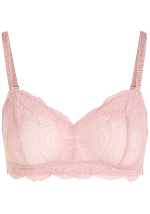 Wacoal Vivid Attraction Lace Bralette - Light Pink - XL (UK16 / XL)