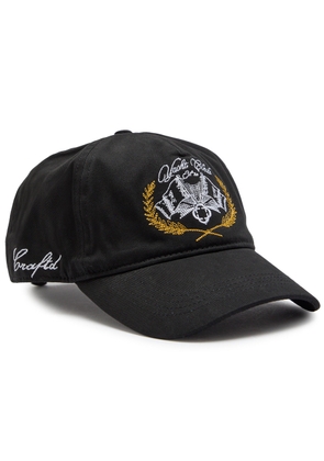 Craftd Yacht Club Embroidered Cotton cap - Black - One Size