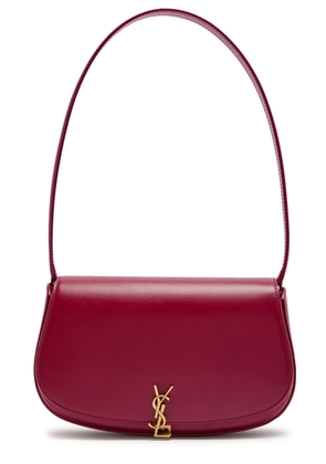 Saint Laurent Demi Lune Leather Shoulder bag - Dark Pink - One Size