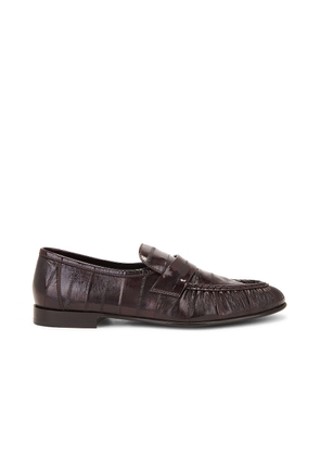 The Row Soft Loafer in Brown - Brown. Size 41 (also in ).