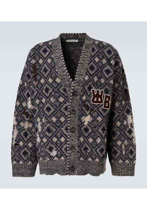 Wales Bonner Sibling oversized wool cardigan