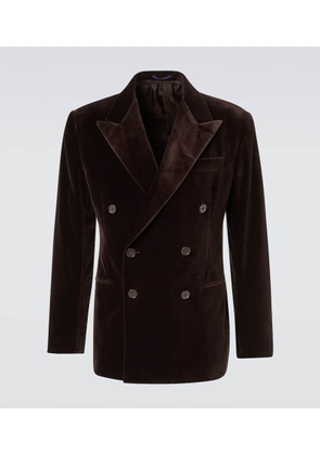 Ralph Lauren Purple Label Kent cotton velvet suit jacket
