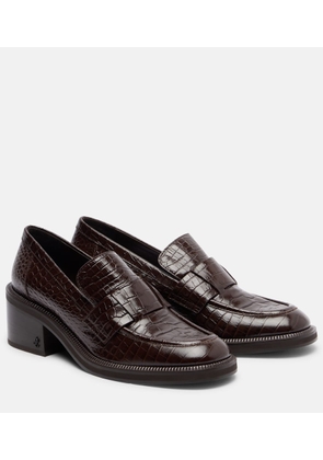 Jimmy Choo Tylor 60 croc-effect leather loafers