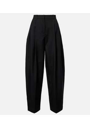 Jacquemus Pleated wool wide-leg pants