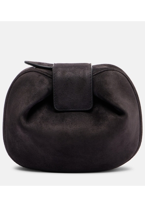 Gabriela Hearst Demi suede clutch