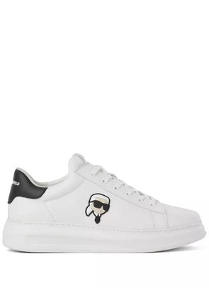Karl Lagerfeld Ikon NFT Kapri leather sneakers - White