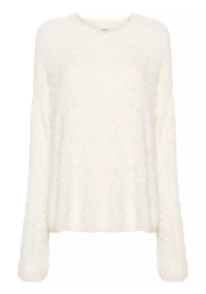 TOTEME brushed-effect silk jumper - Neutrals