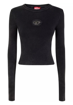 Diesel ribbed knit top - Black