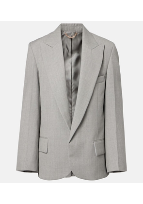 Victoria Beckham Single-breasted virgin wool blazer