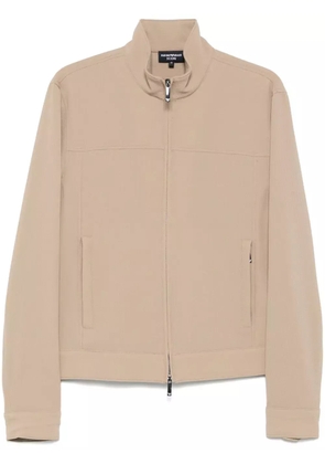 Emporio Armani textured jacket - Neutrals