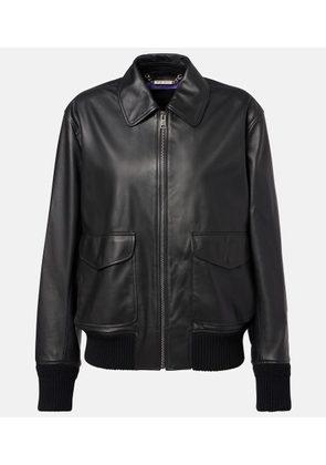 Ralph Lauren Collection Coale leather bomber jacket