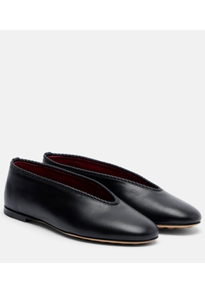 Bottega Veneta Rosa leather ballet flats