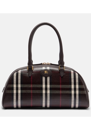Burberry Highlands coated jacquard tote bag