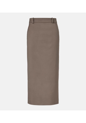 The Frankie Shop Alrose midi skirt