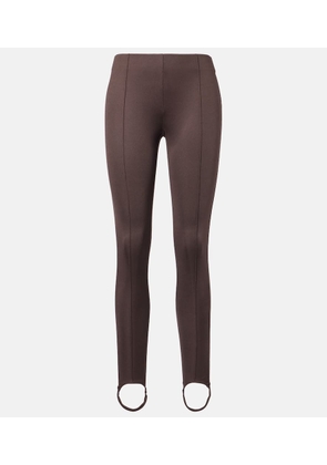 The Frankie Shop Caserta high-rise stirrup leggings