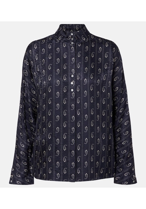 Tory Burch Paisley jacquard shirt