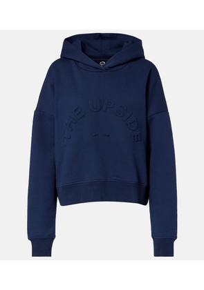 The Upside Byron logo cotton jersey hoodie